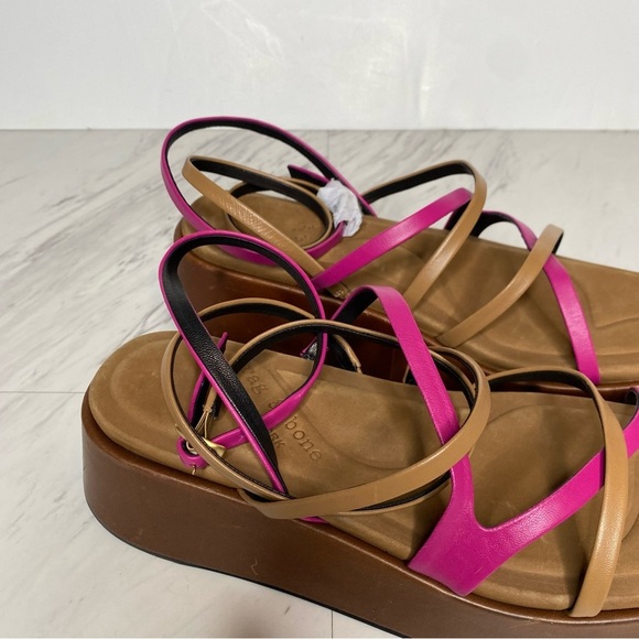 Rag & Bone Logan Platform Strappy Sandal 40 / 10 - Picture 11 of 15